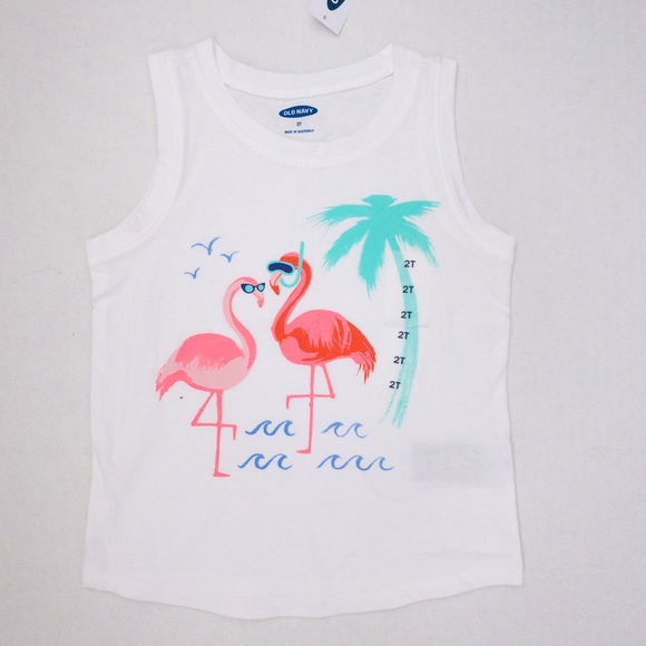 Old Navy playtime tank tops (size 2T) NWT - Picture 3 of 4